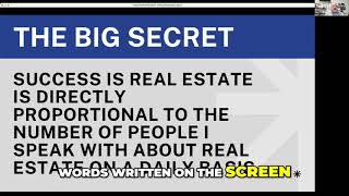 The Secret to Success in Real Estate [upl. by Ossy]