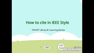 How to cite in IEEE Style [upl. by Rosemaria]