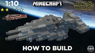 Imperial Arquitensclass Command Cruiser  Minecraft Star Wars Tutorial [upl. by Mutua702]