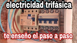 Cómo funciona la electricidad trifásica en una casa  te enseño el paso a paso [upl. by Chaunce]