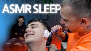 ASMR Sleeping Tutorial  Asmr Head Neck Ear Chest and Back Massage For Asmr Sleep Relief [upl. by Oidiple]