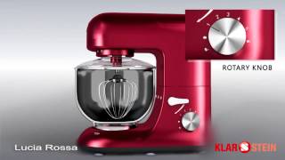 Klarstein Lucia Rossa Rührmaschine Fleischwolf Mixer [upl. by Dirfliw]