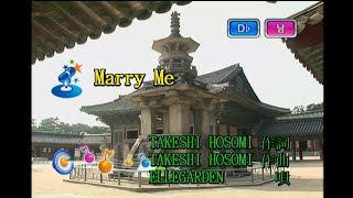 ELLEGARDEN  Marry Me KY 42316 노래방 カラオケ [upl. by Olifoet]