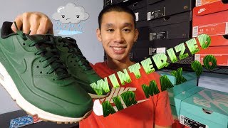 SNEAKER REVIEW 35 NIKE  WINTERIZED AIR MAX 90 VT [upl. by Applegate]