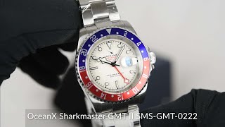 OceanX Sharkmaster GMT II SMSGMT0222 [upl. by Eiramit]