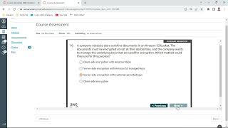 AWS Security Foundations  Course assessment Q amp A  Anand K [upl. by Aisila]