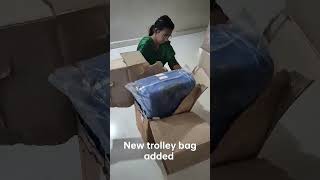 aristocrat trolley bag unboxing [upl. by Enelra454]