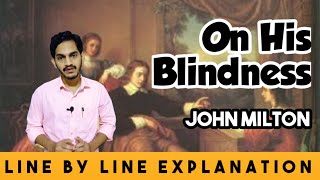 On His Blindness in Malayalam  by John Milton  line by line analysis  literacturer [upl. by Emelia]