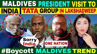 MALDIVES PRESIDENT VISIT TO INDIA 🇮🇳 amp TATA GROUP 2 TAJ RESORTS IN LAKSHADWEEP [upl. by Risteau]