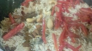 Afghani Kabuli Pulao  simple easy Afghani national dish by St food and travel [upl. by Euton]