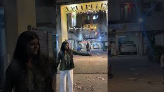 Ps  The rocket came to me 🚀🤦🏼‍♀️diwali reels youtube rocket light crackers festival [upl. by Lachus]