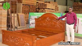 King Size COT At SUDHEER TIMBERS PVTLTD [upl. by Aratas]