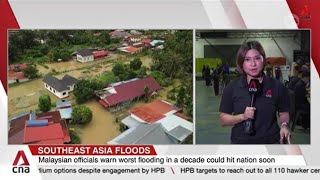 Over 95000 people evacuated as Malaysia braces for worst floods in a decade [upl. by Philana]