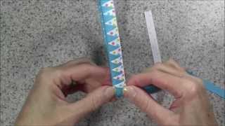 Easy Woven Ribbon Headband Tutorial with Really Reasonable Ribbon [upl. by Newton]