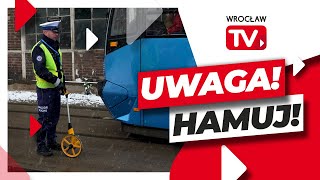 Samochód czy tramwaj Który z pojazdów zatrzyma się szybciej I czym to grozi  Wrocław TV [upl. by Cheyne656]