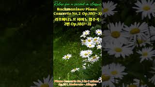 Rachmaninov Piano Concerto No2 Op1813  라흐마니노프 피아노 협주곡 2번 Relax for a second in classic 13 [upl. by Maisey]