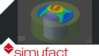 Crack development in a nakajima specimen  Simufact [upl. by Enileqcaj]