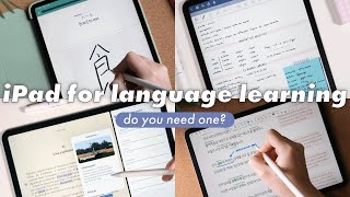 How I use my iPad to learn languages  useful features amp tips [upl. by Ytirahc]