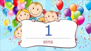 Zahlen lernen für Kinder  leicht und mit Spaß deutsch von 110 [upl. by Namyw]