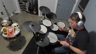 Steve Winwood quotThe Finer Thingsquot Drum Cover [upl. by Namielus]