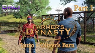 Farmers Dynasty  Part 1  Intro  Getting Our First Tractor [upl. by Atinej987]