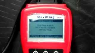 Maxidiag JP701 Auto Code Scanner Operation Video [upl. by Anavas449]