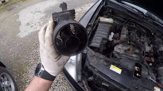 Rexton How to find Mas Air Flow Sensor MAF LocationReplacement [upl. by Adoc]