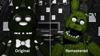 Fazbear Return Original Vs Remastered [upl. by Triley]