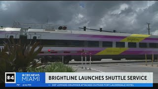 Brightline introduces new airport Miami Beach shuttle services [upl. by Nylear]