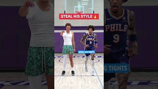 STEAL KELLYS STYLE 🔥 kellyoubrejr basketballarmsleeve basketballcalfsleeve singlelegtights [upl. by Castor580]