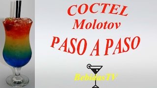 COMO HACER EL COCTEL MOLOTOV  BebidasTV [upl. by Marjy]