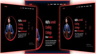 How To Build amp Portfolio Website Design Using HTML amp CSS  Step by Step Tutorial 2024 [upl. by Nye]