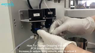 How To Change Dropping Volume Lyophilized Beads Making Machine MaintenanceLyophilized Reagent Bead [upl. by Roderica]