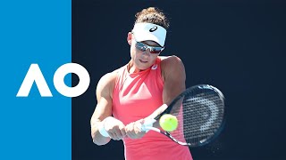 Samantha Stosur amp Leander Paes take the first set 1R  Australian Open 2019 [upl. by Amik]