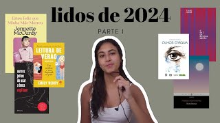 livros que li em 2024  parte 1 🪷💕 [upl. by Retla]