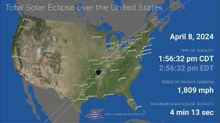 St Louis Science Center welcomes 2024 eclipse viewers [upl. by Yeliak]