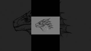 Balerion the Black Dread 🔥🐲 balerion drawing draw artist houseofthedragon fanart [upl. by Conal785]