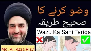 Shia Wazu Karne Ka Sahi Tarika  Practically Method  Maulana Ali Raza [upl. by Notlim436]