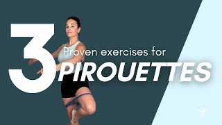 Get better Pirouettes Try These 3 Proven Ballet Exercises to improve pirouettes [upl. by Fanestil]