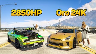 Rescatamos El GTR Dorado De Los Arabes En El Carro De 2850Hp Gta Rp [upl. by Htaek]