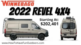 2022 Winnebago 4x4 Revel Walkthrough Tour in 4K [upl. by Nerral]