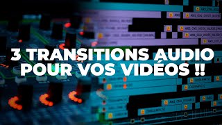 🔊 3 TRANSITIONS AUDIO à UTILISER pour vos VIDÉOS [upl. by Alios]