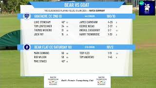 Bear Flat CC Saturday 1XI v Goatacre CC 2nd XI [upl. by Alohcin]