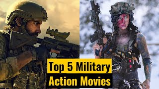 Top 5 Best Military Action Movies You Must Watch 🎬🔥  Best Military Films [upl. by Nnylaj]