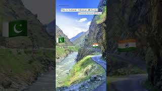 India 🇮🇳 Pakistan 🇵🇰 border wagahborder wagah indiapakistan indiapakistanborder shorts [upl. by Ivey994]