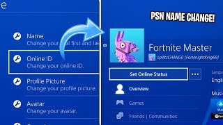 How to CHANGE your PSN NAME on PS4 EASY METHOD 2024 [upl. by Acimak]