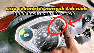 cara cek meter minyak tak naik  motor lagenda 110zr [upl. by Ociram151]