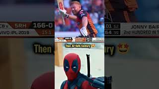 Bairstow Century 🤩 IPL 2019 [upl. by Odnalra]