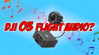 How To Get Flight Audio From DJI O3 Air Unit  The Cheap and Easy Way [upl. by Namyh]