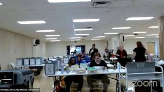 Washington County Election Commissions Zoom Meeting [upl. by Cesaria]